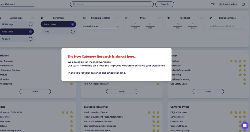 zik analytics category research tool