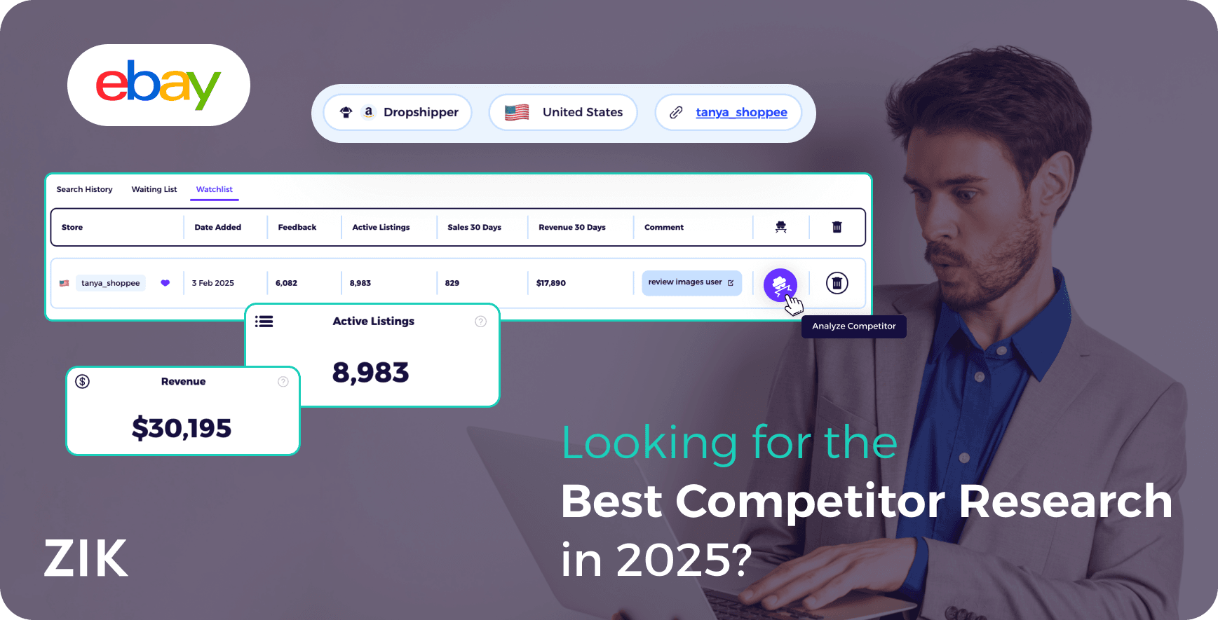 7 Best eBay Competitor Research Tools in 2026 - ZIK Analytics' Blog
