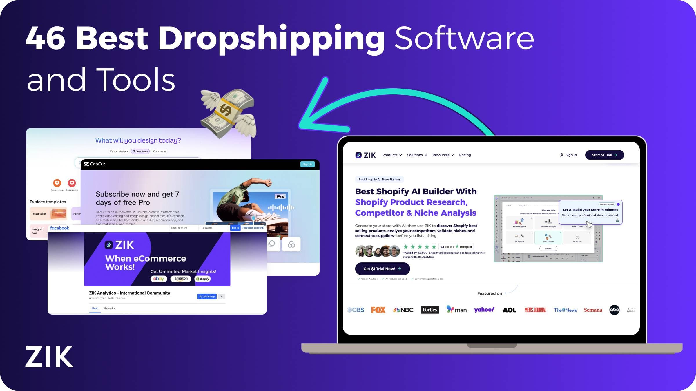 46 Best Dropshipping Software and Tools in 2026 [Categorized] - ZIK ...