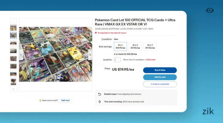 How to Sell Pokmon Cards on eBay for Maximum Profit - ZIK Analytics' Blog
